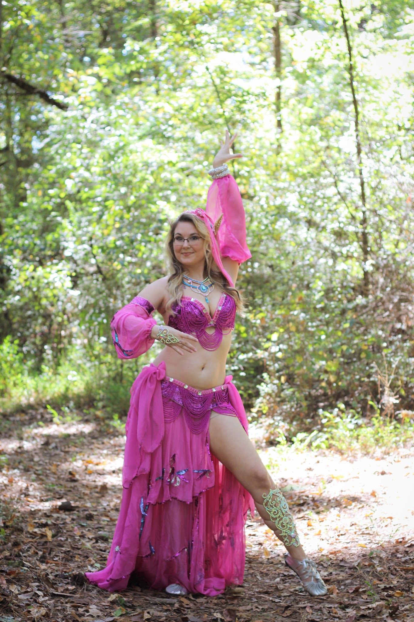Sarah Rose in costume