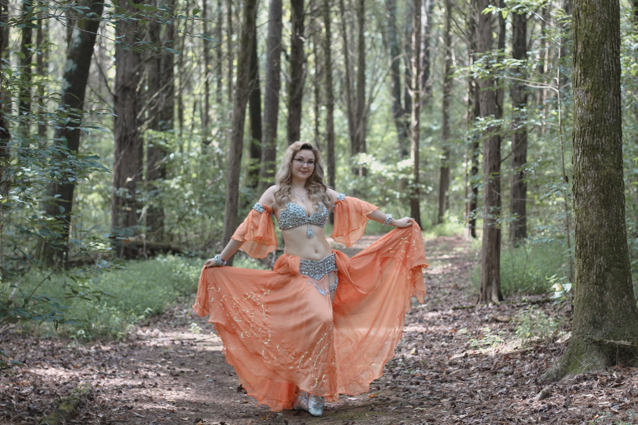 Sarah Rose performing skirtwork