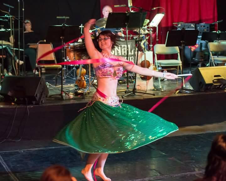 Sarah Rose performing
